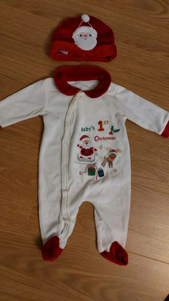 Christmas baby grow - Image 1