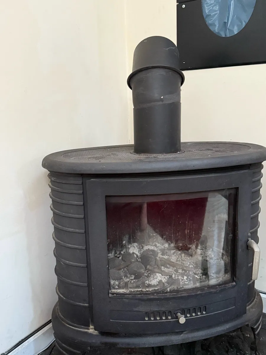 Cast iron multi fuel stove - barely used
