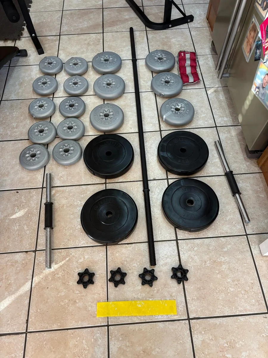 WEIGHT BENCH, WEIGHTS, AB BENCH, BARS, MATS +!!! - Image 2