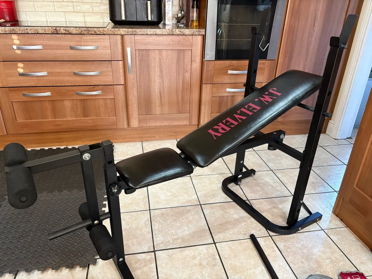 WEIGHT BENCH, WEIGHTS, AB BENCH, BARS, MATS +!!! - Image 3