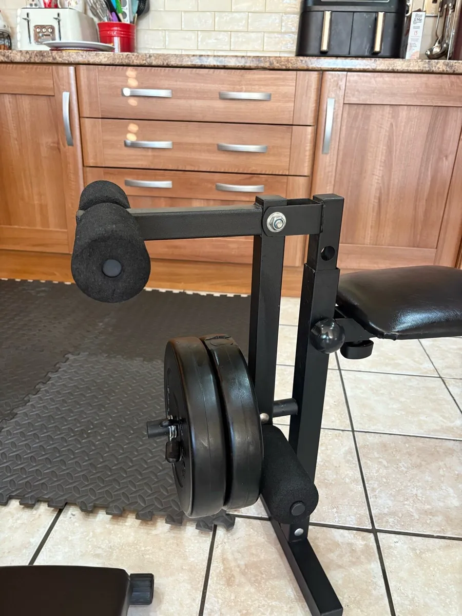 WEIGHT BENCH, WEIGHTS, AB BENCH, BARS, MATS +!!! - Image 4