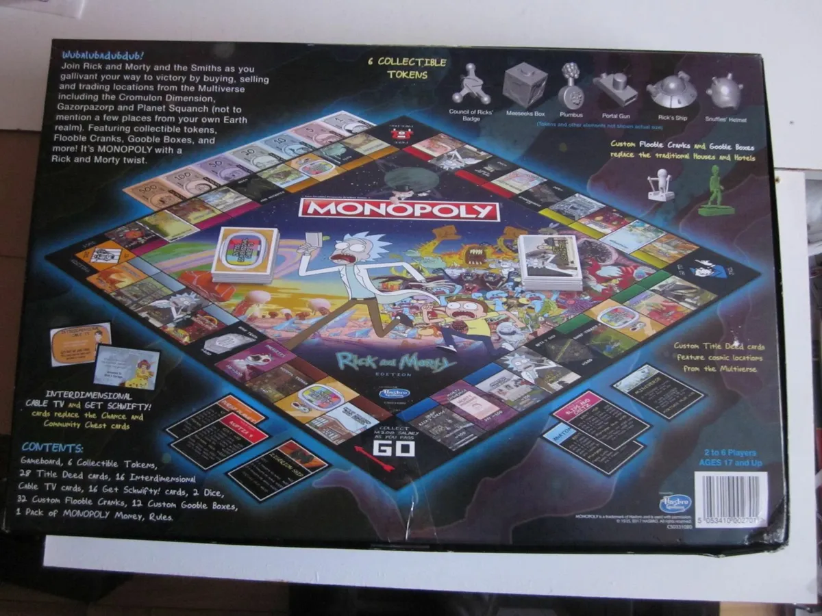 Monopoly Rick and Morty Board Game - Image 3