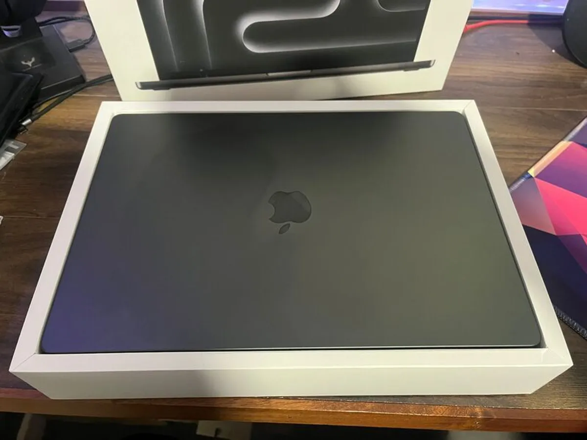 Apple MacBook Pro 16-inch: M3 Pro chip / 38GB RAM / 512GB SSD - Excellent Condition - Image 1