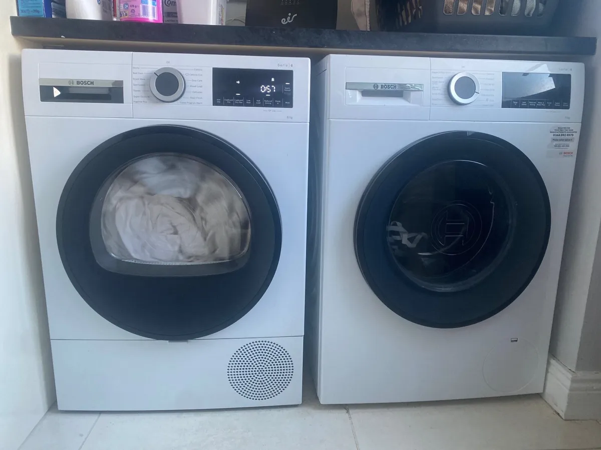Washer and dryer