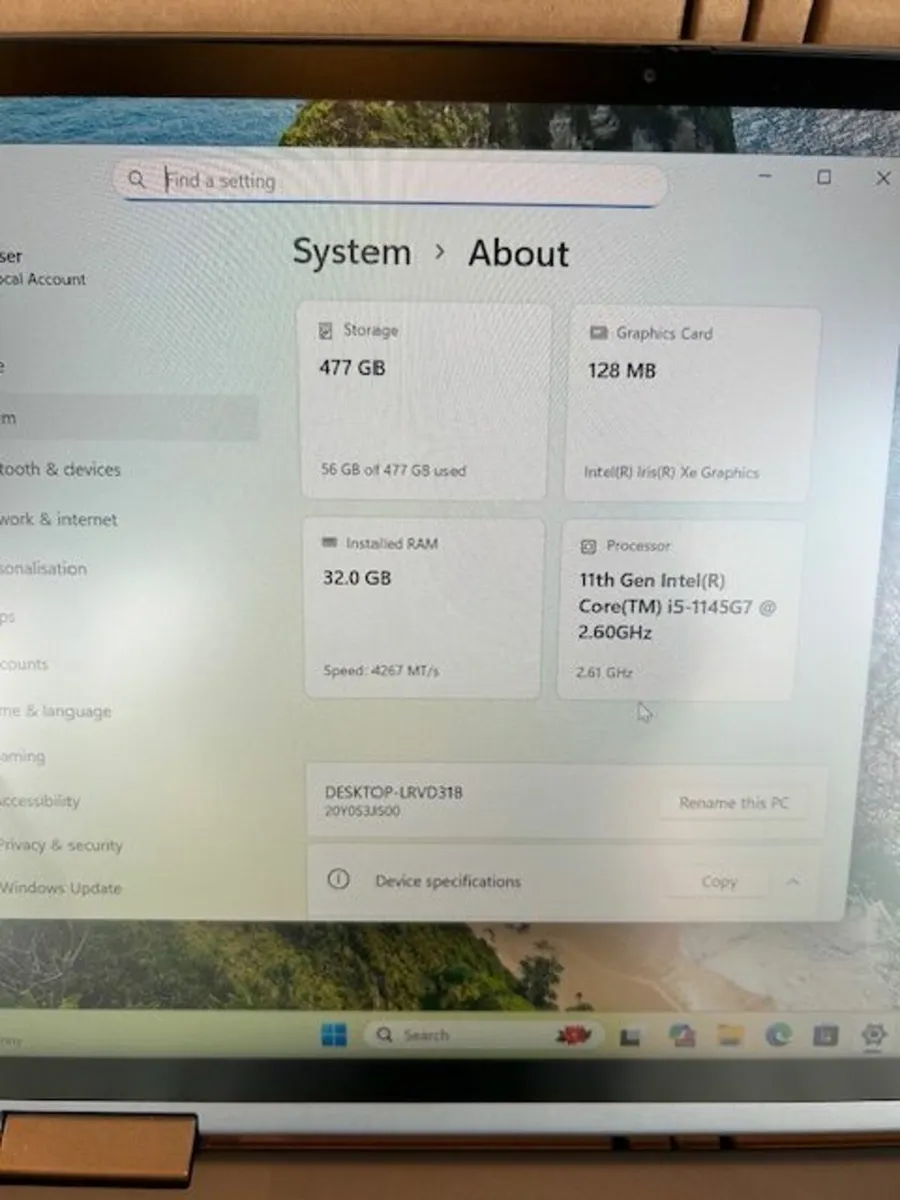 Lenovo Yoga Touch i5-11th/Gen/32GB Ram 512GB SSD - Image 4