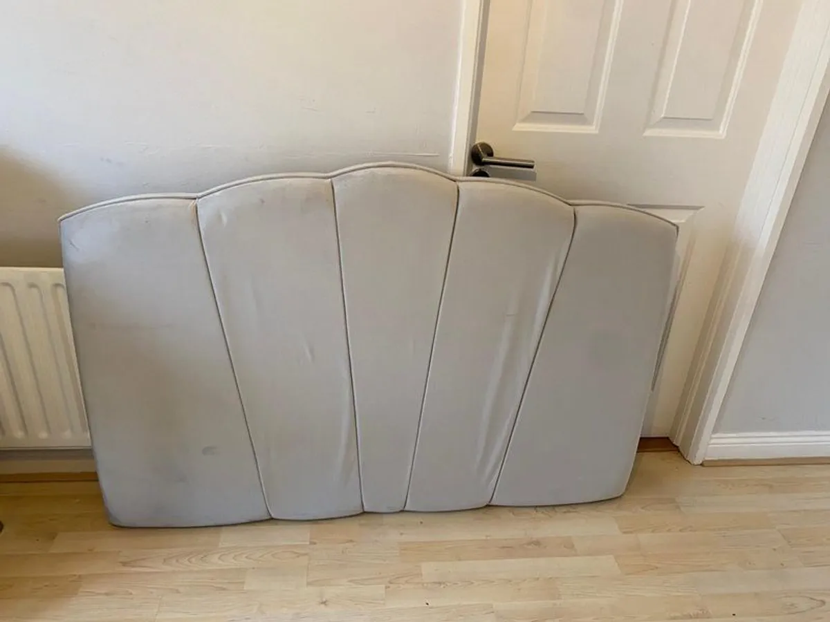 Silver Double bed headboard - Image 2