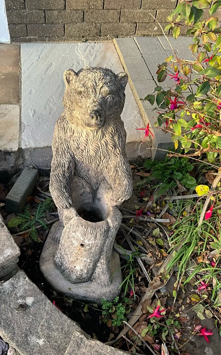 Large Vintage Stone Garden Sculpture - Image 1