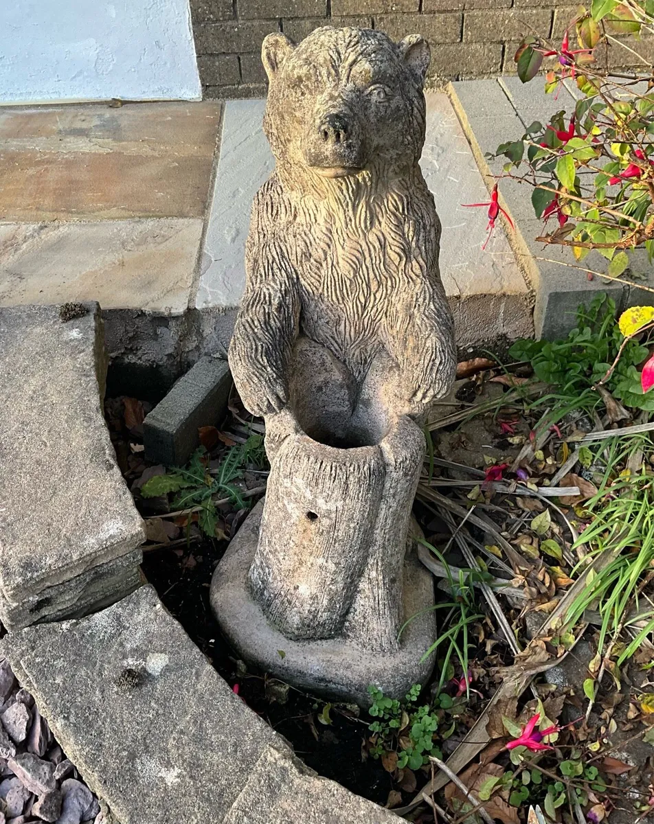 Large Vintage Stone Garden Sculpture - Image 2