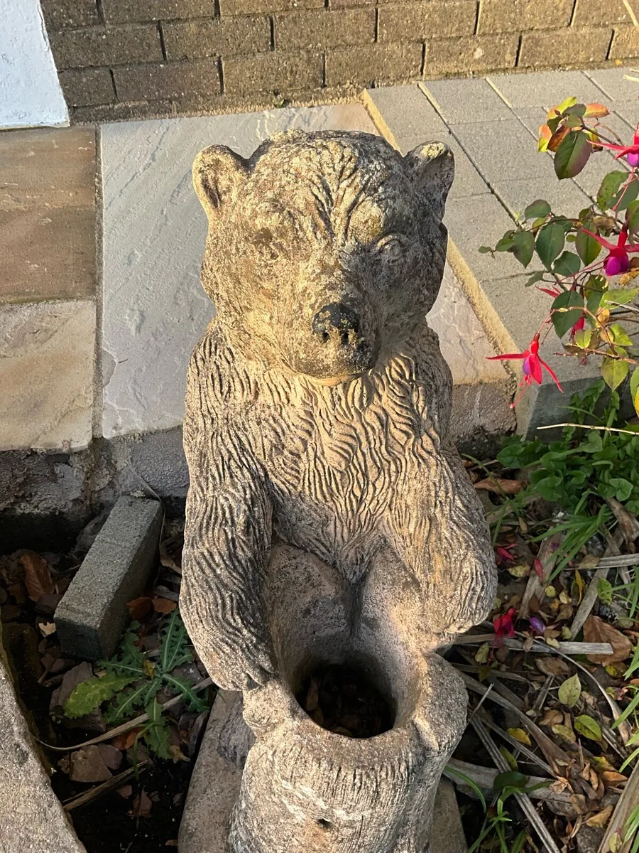 Large Vintage Stone Garden Sculpture - Image 3