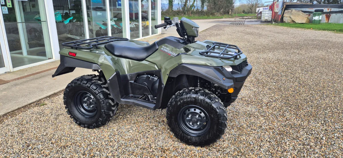 AS NEW CONDITION 2021 SUZUKI KING QUAD 500 STD - Image 1