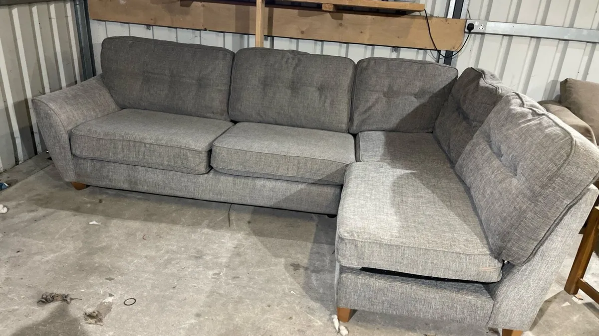 Corner sofa with ottoman - Image 4