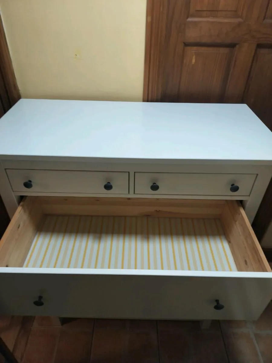 Chest of 6 drawers Hemnes white - Image 3