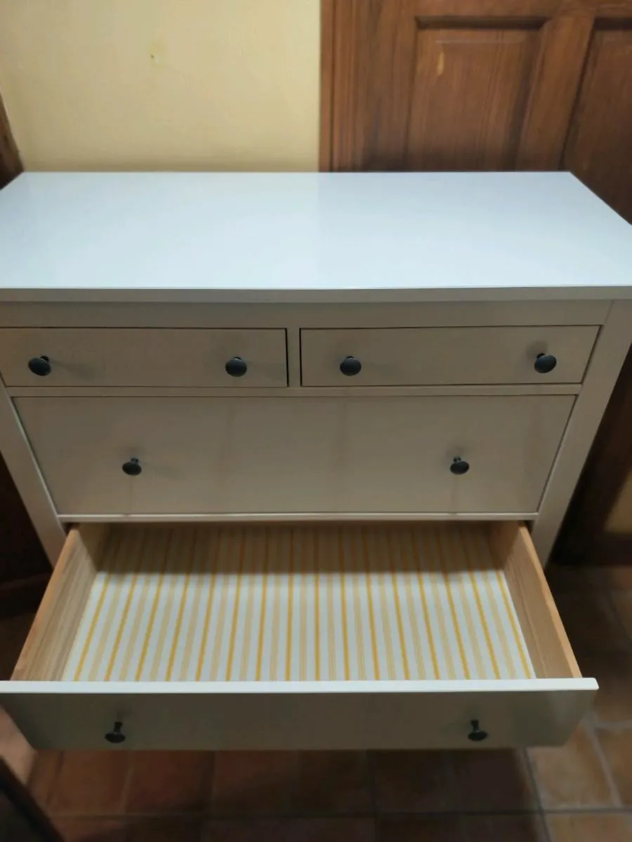Chest of 6 drawers Hemnes white - Image 4
