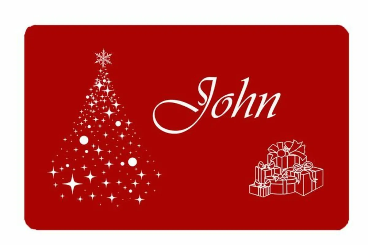 Christmas Table place cards - Image 2