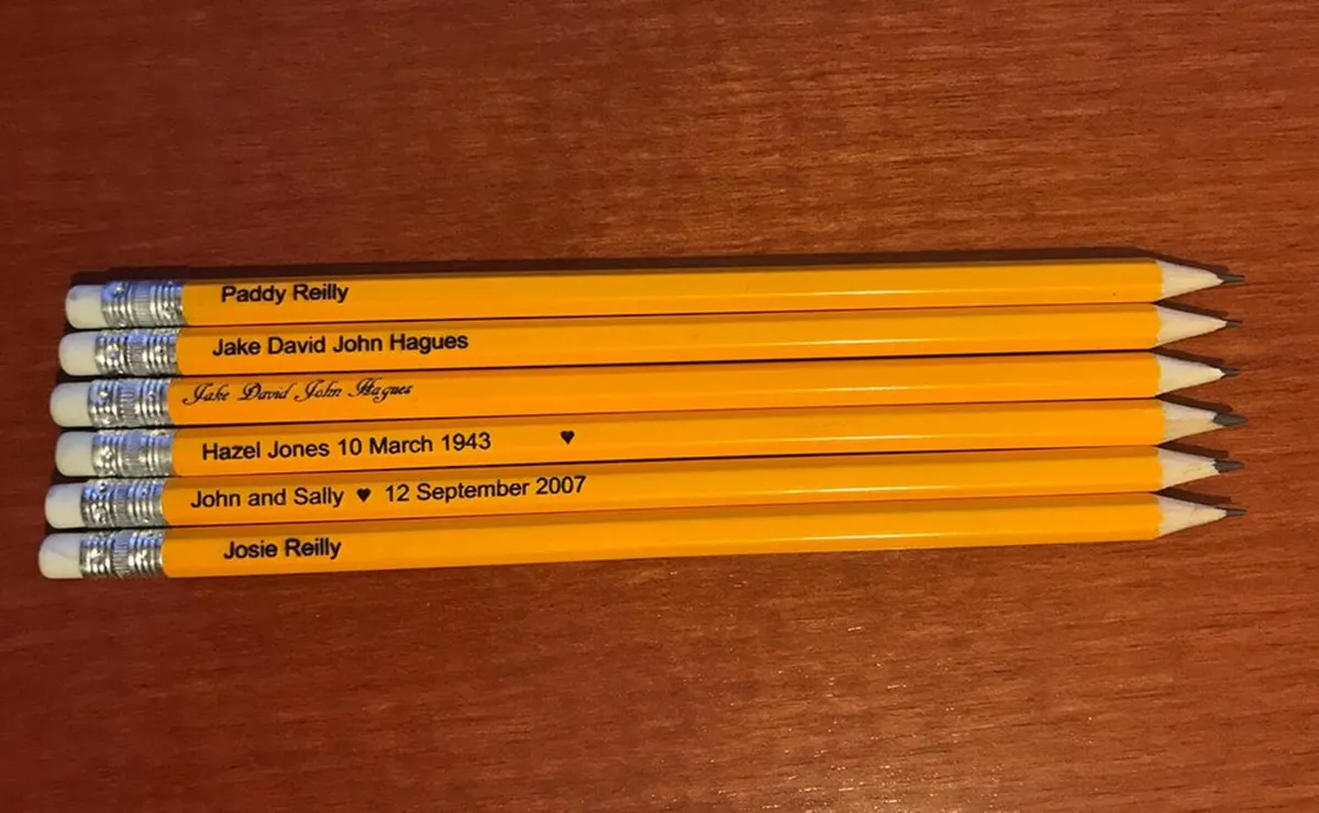 Personally Engraved Pencils - Qty 6 - Image 2