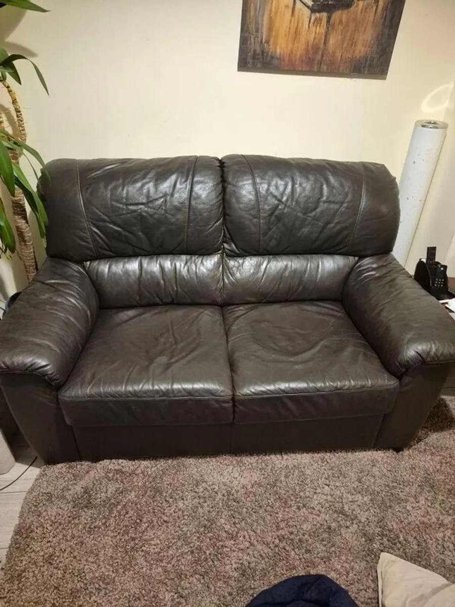 2 Seater Leather Sofa