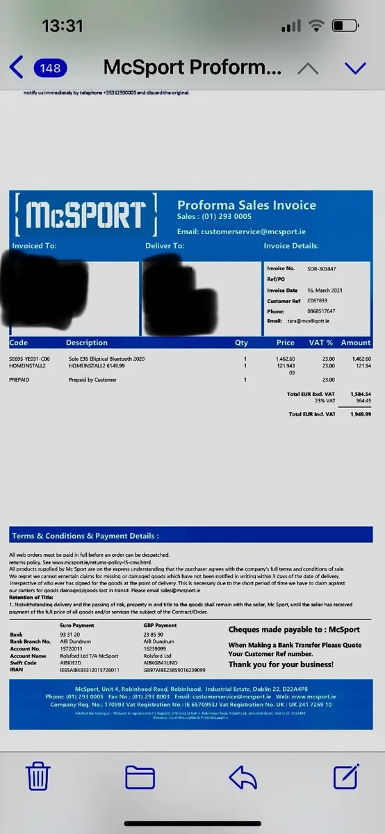 Sole E95 Elliptical/Cross Trainer - Image 2