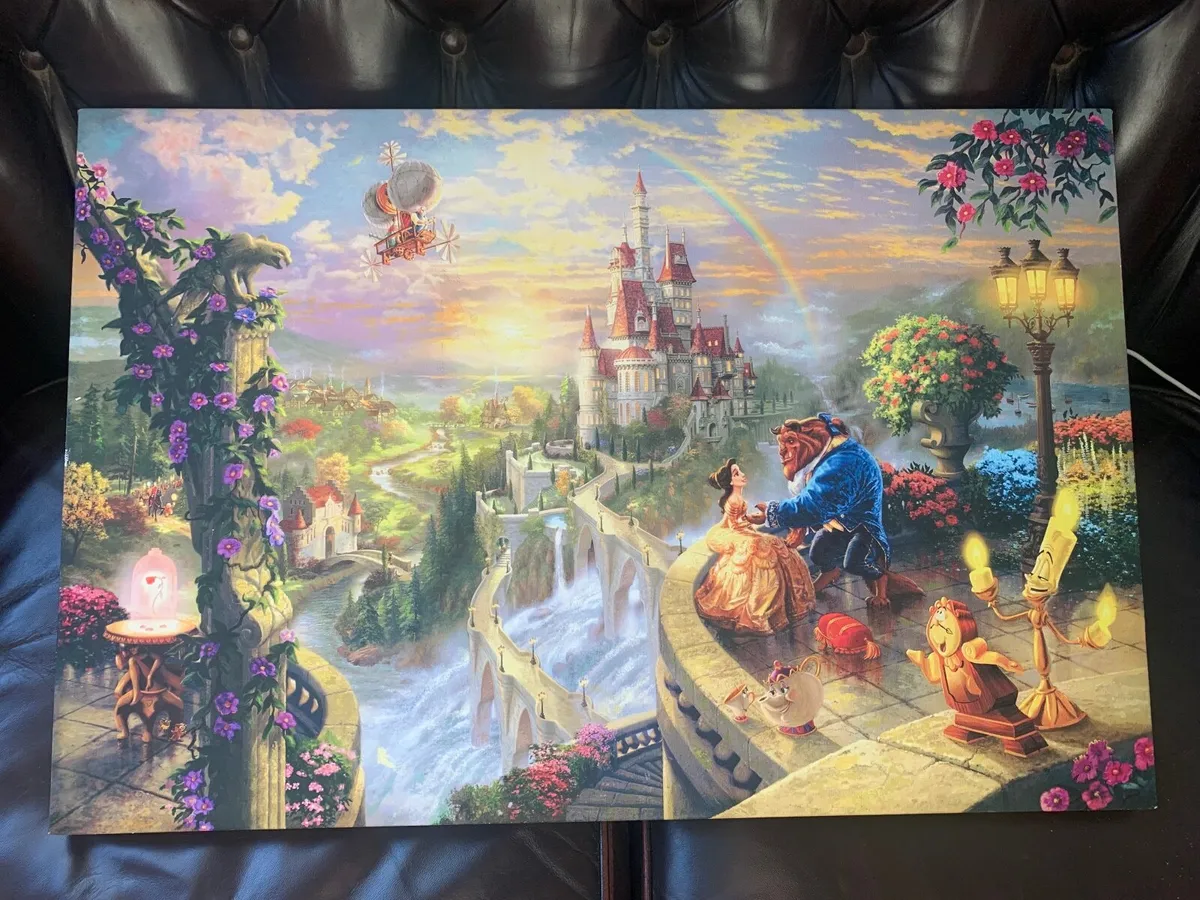 Beauty and the beast canvas - Image 2