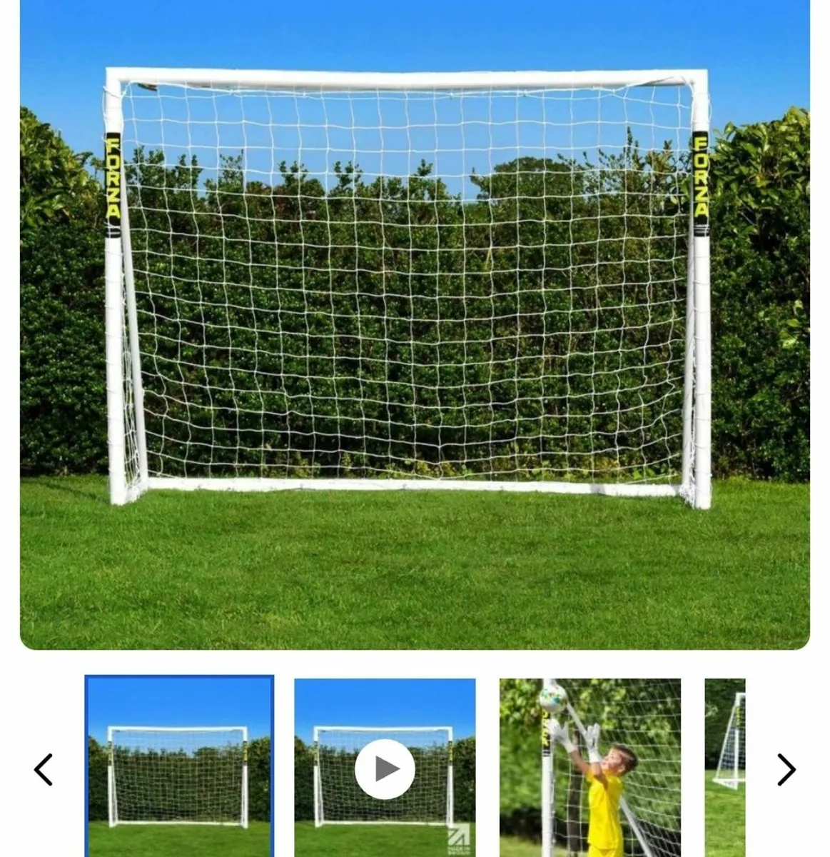Forza football goals 8x6ft - Image 1