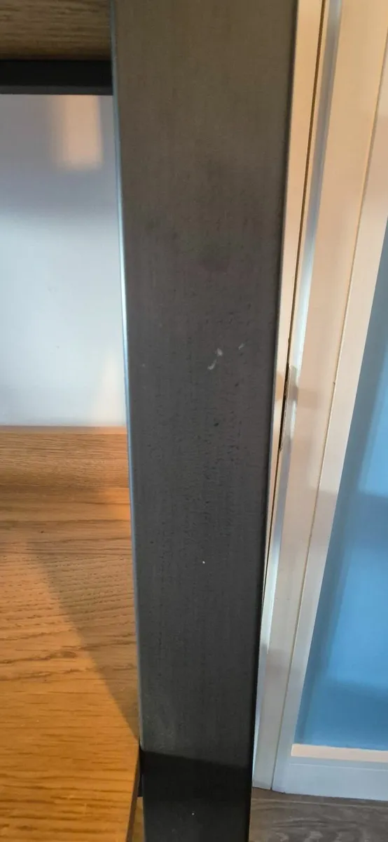 Indus Rustic Oak & Peppercorn Open Bookcase - Image 4