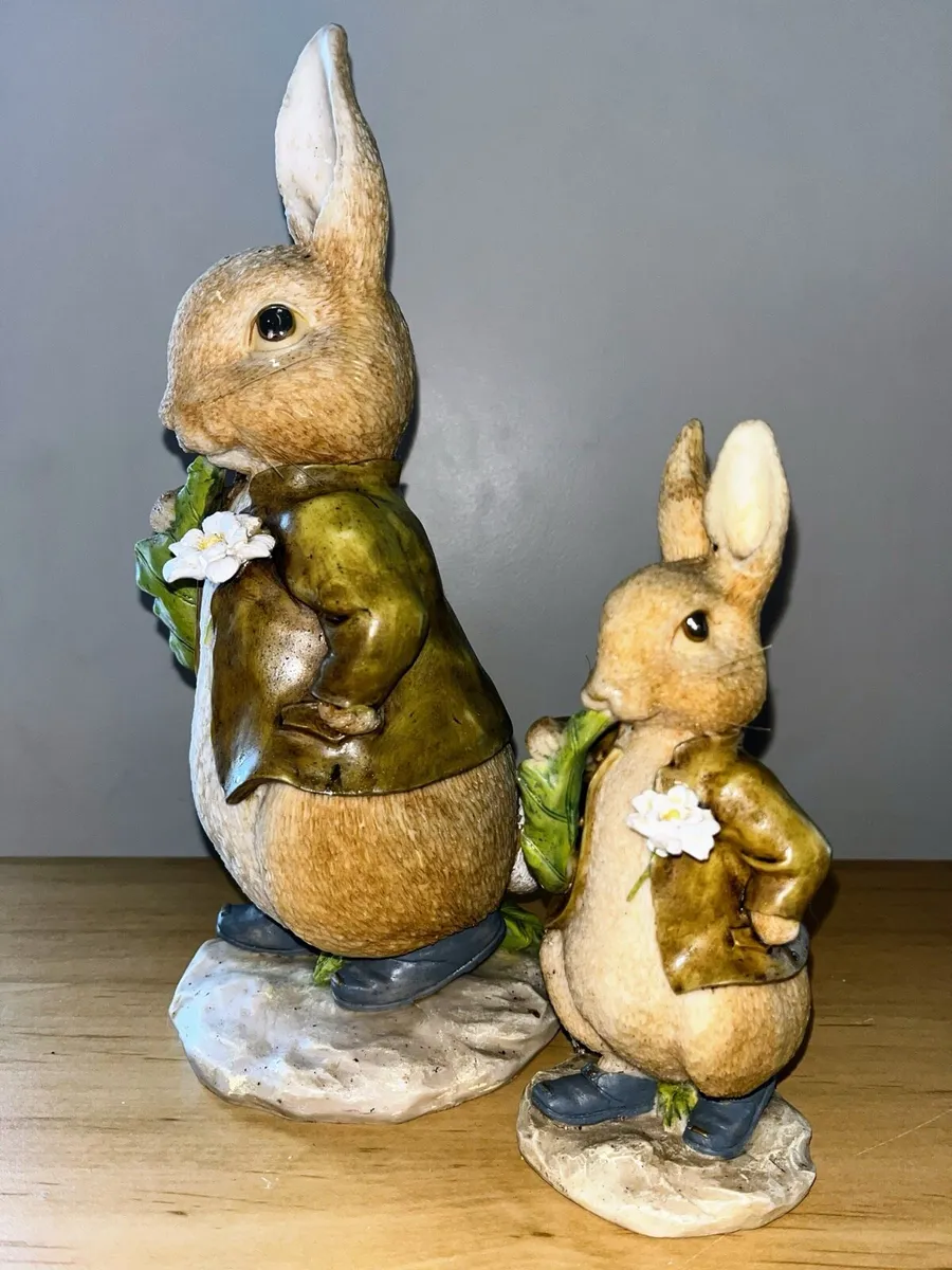 Pair of Beatrix Potter rabbits by Border Fine Arts - Image 3