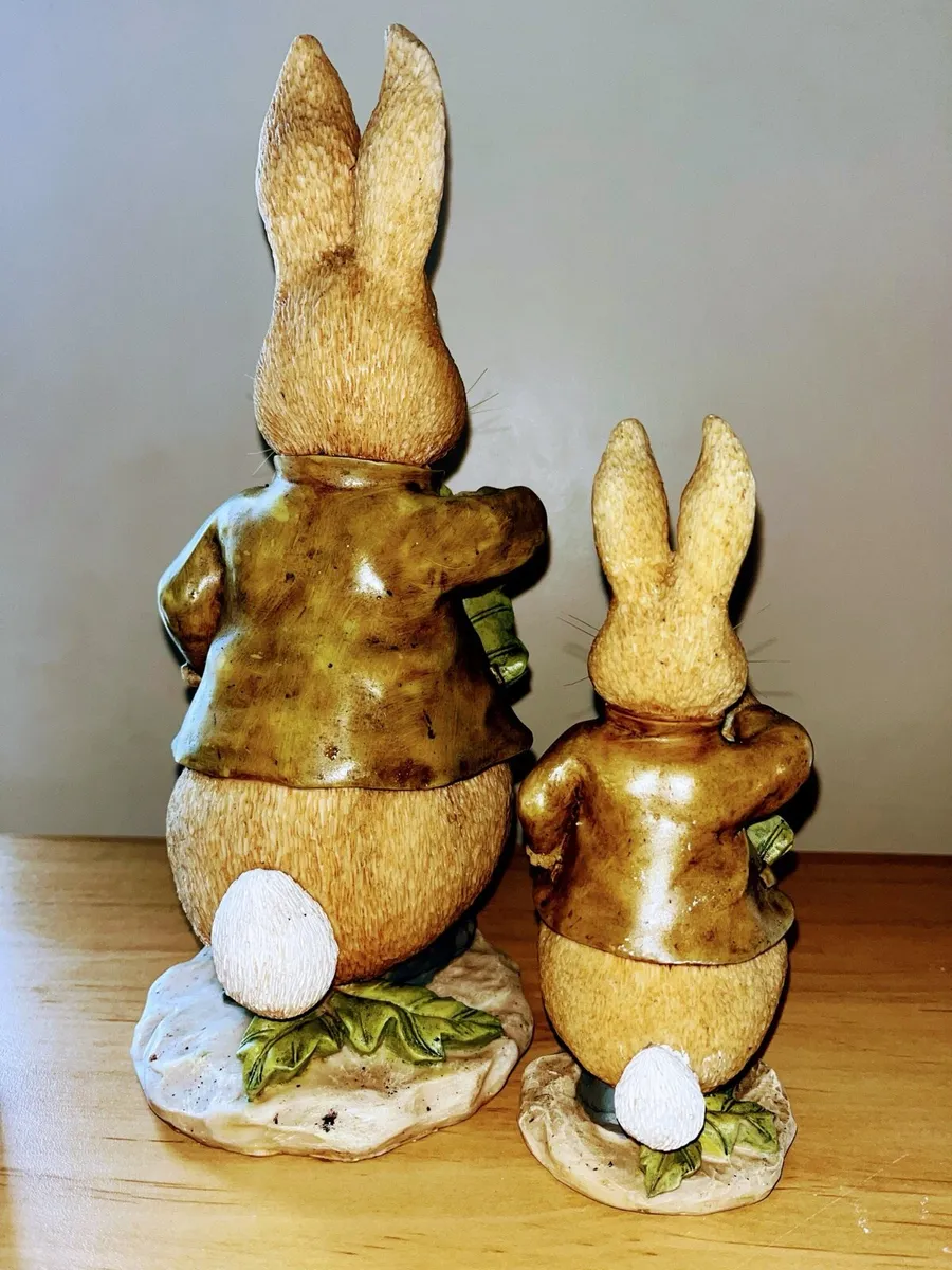 Pair of Beatrix Potter rabbits by Border Fine Arts - Image 4