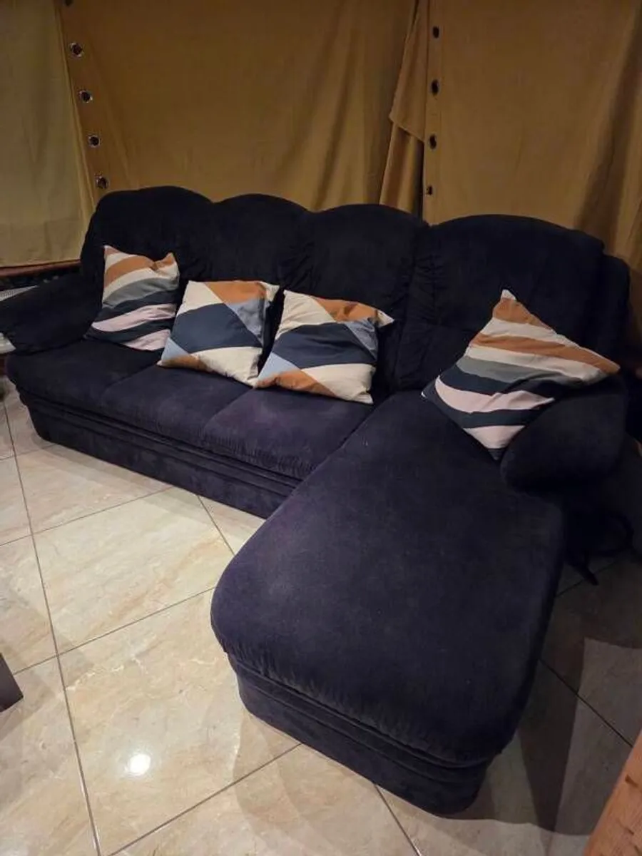 Corner sofa with bed and storage - Image 2