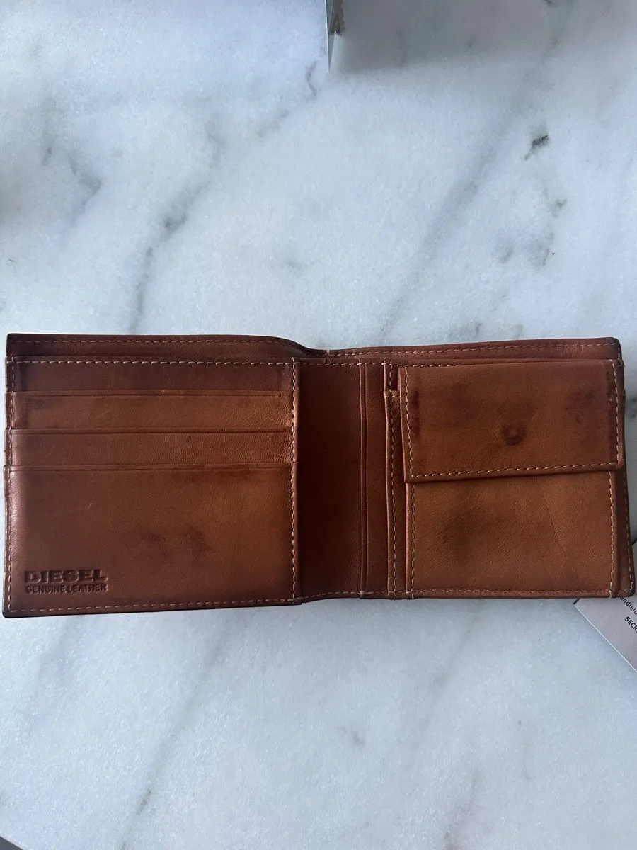 Men’s Genuine Leather Diesel Wallet - Image 2