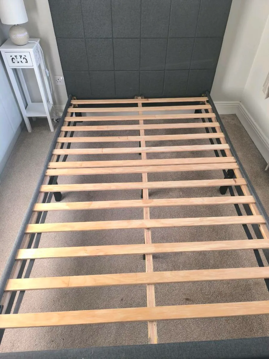 Small Double Bed with mattress - Image 4