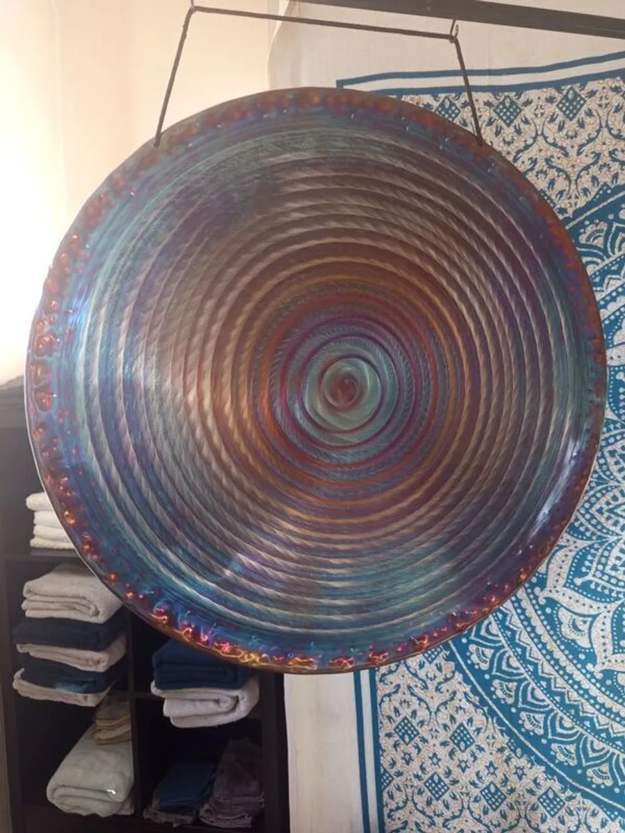 GONG Healing set of 3 2x 34 inch 65hz C2 + 1x 48cm Gong C3 130hz + 2x STANDS + 3x mallets - Image 1