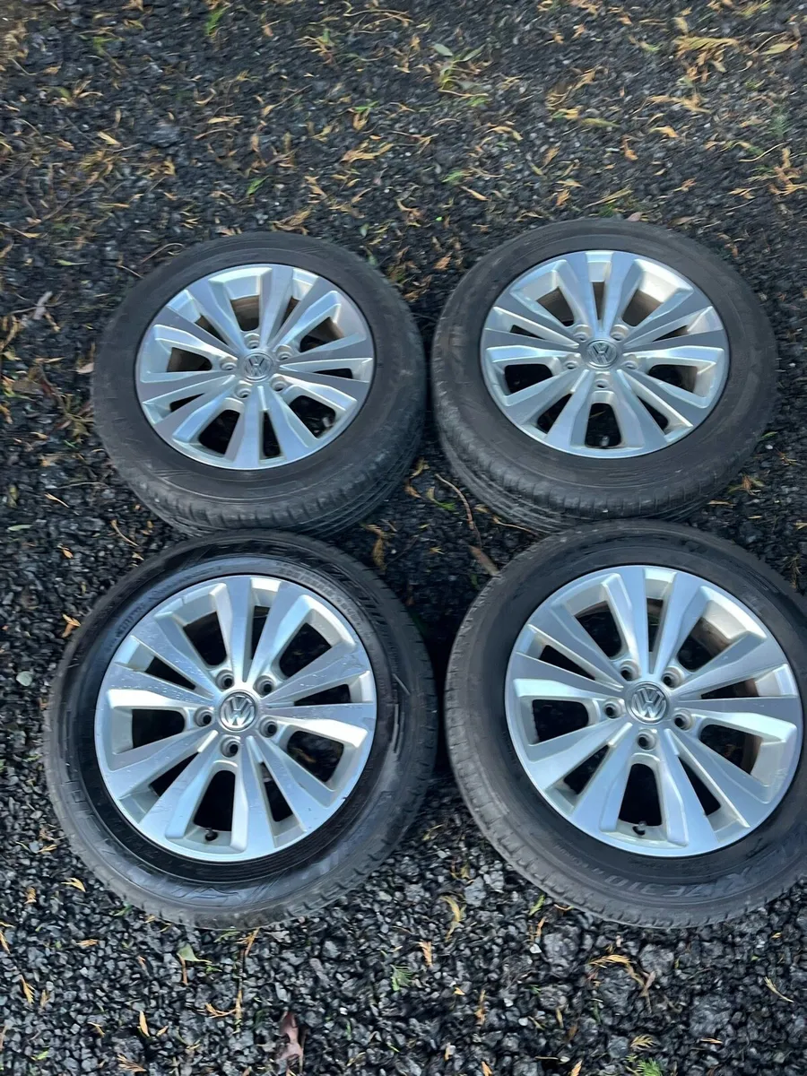 16’ Genuine VW Golf Caddy 5x112 alloy wheels - Image 1