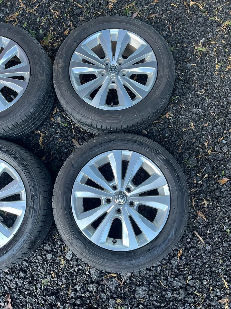 16’ Genuine VW Golf Caddy 5x112 alloy wheels - Image 3