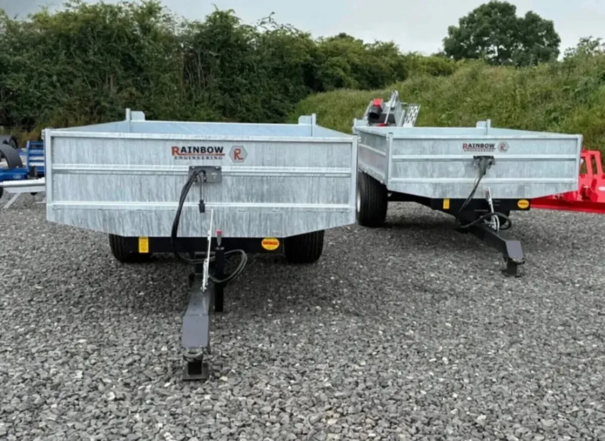 TIPPING TRAILER GALVANISED NEW 11x7 - Image 2