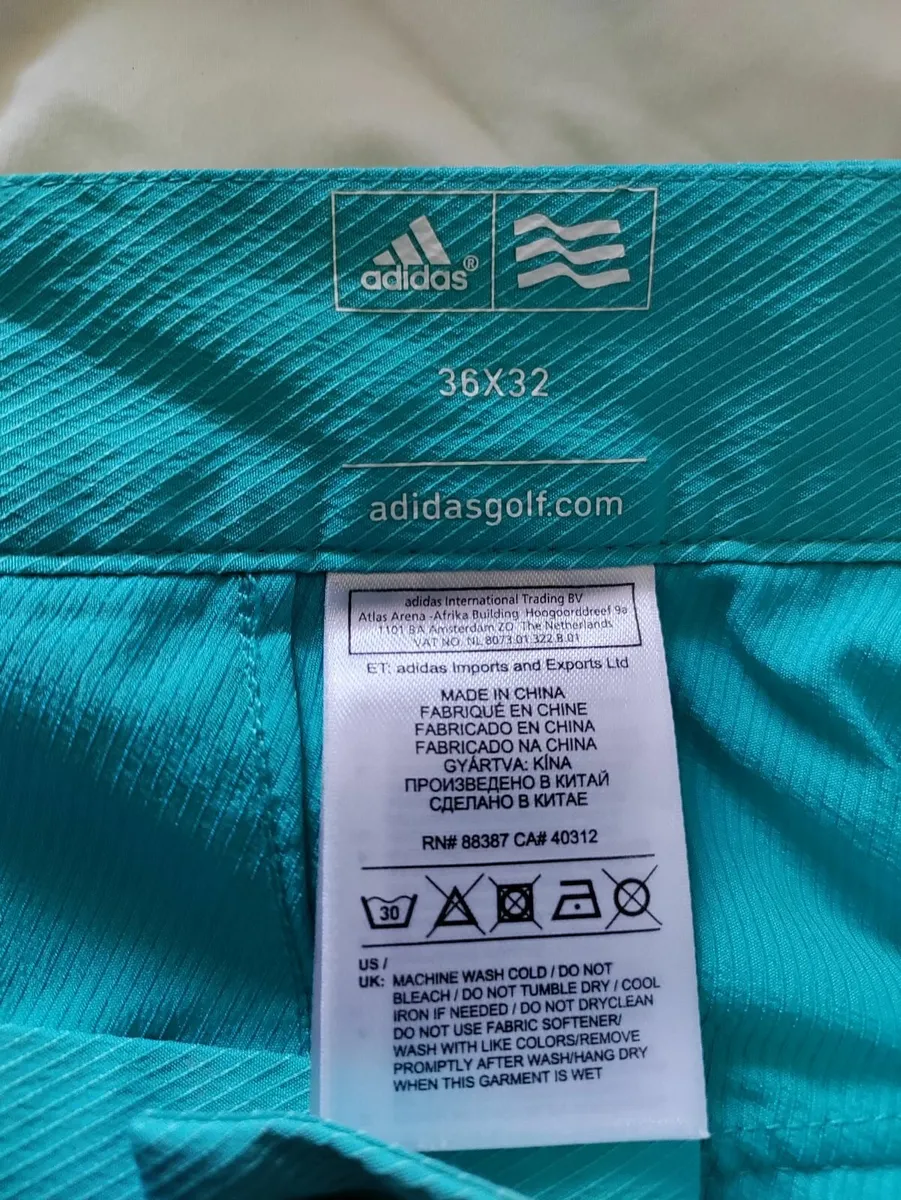 Adidas Golf Trousers 36W/30L - Image 4