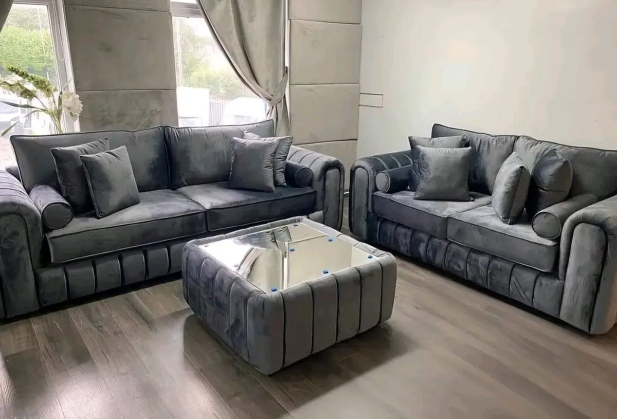 Milano Fullback Cushions Sofa + Coffee Table - Image 2