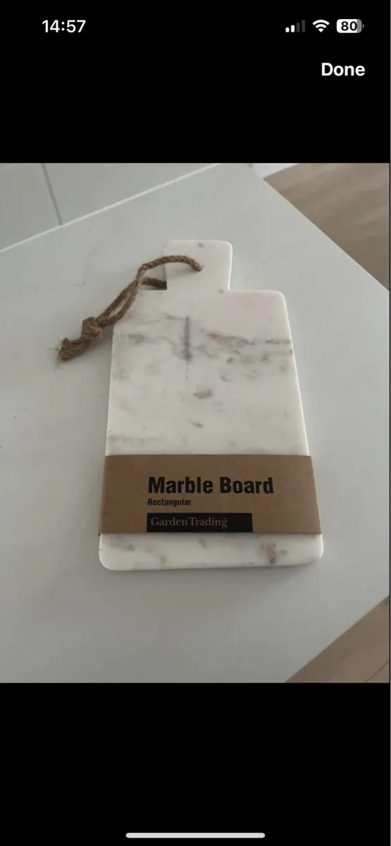 Marble Chopping Board - Brand New - Image 1