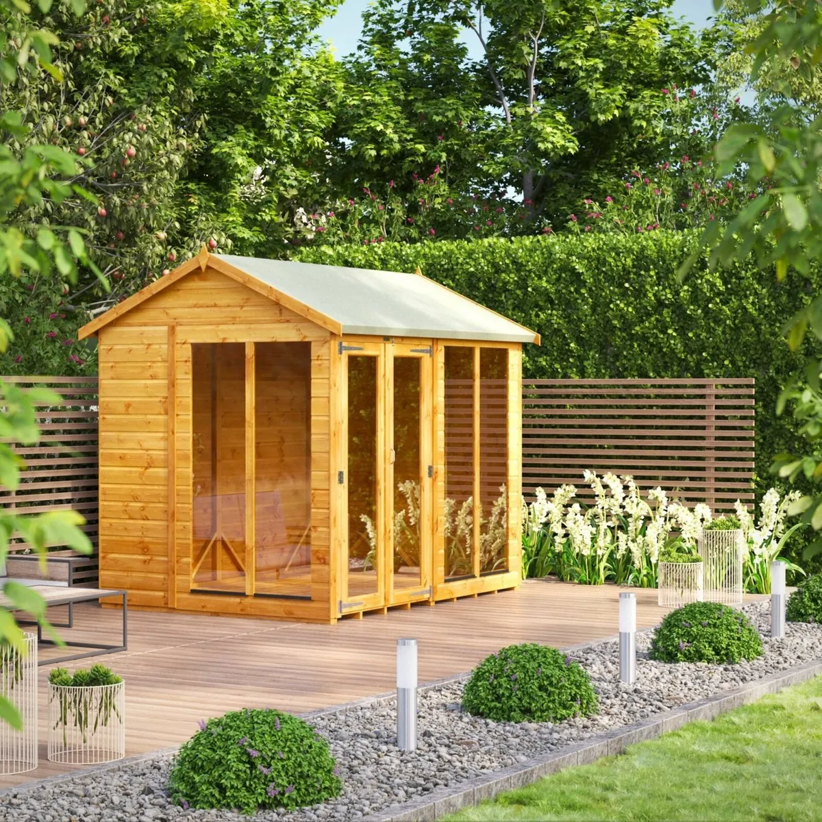 Deluxe T&G Timber 8×6 Apex Summerhouse Shed 🏡🌿 - Image 1