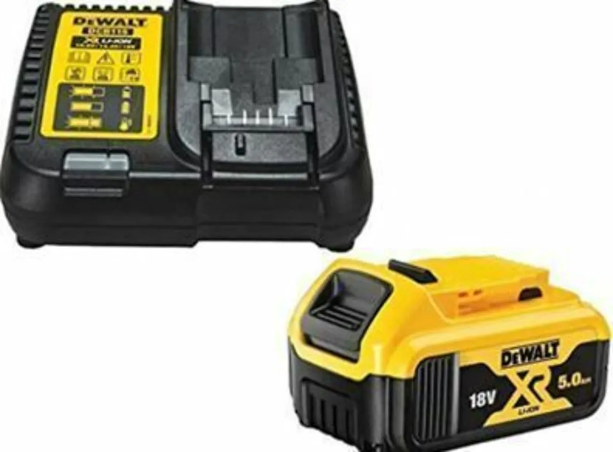 Dewalt 18v Dcb184 5ah Battery & Charger Bundle
