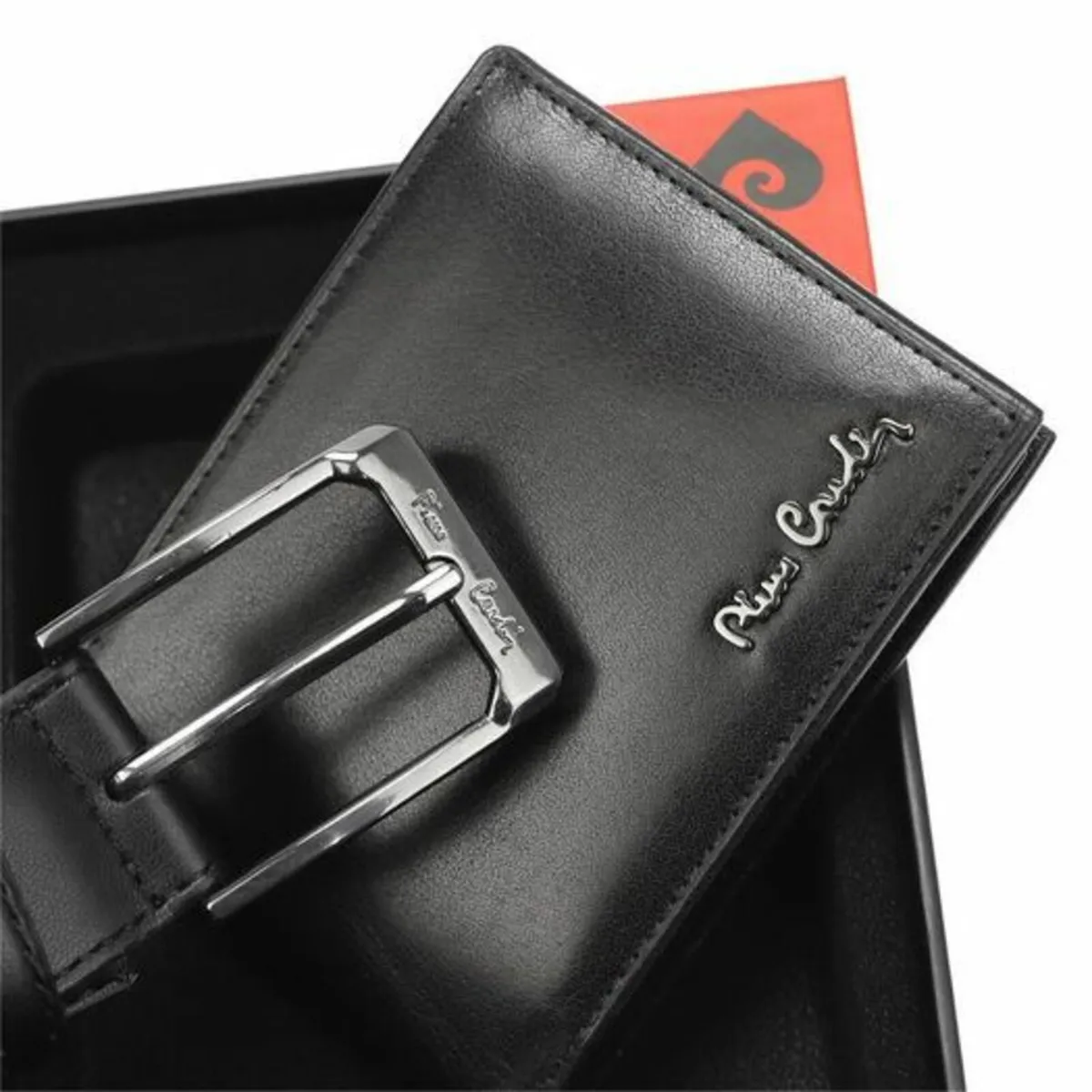 Leather Wallet with Belt Gift Set Pierrec Cardin - Image 2