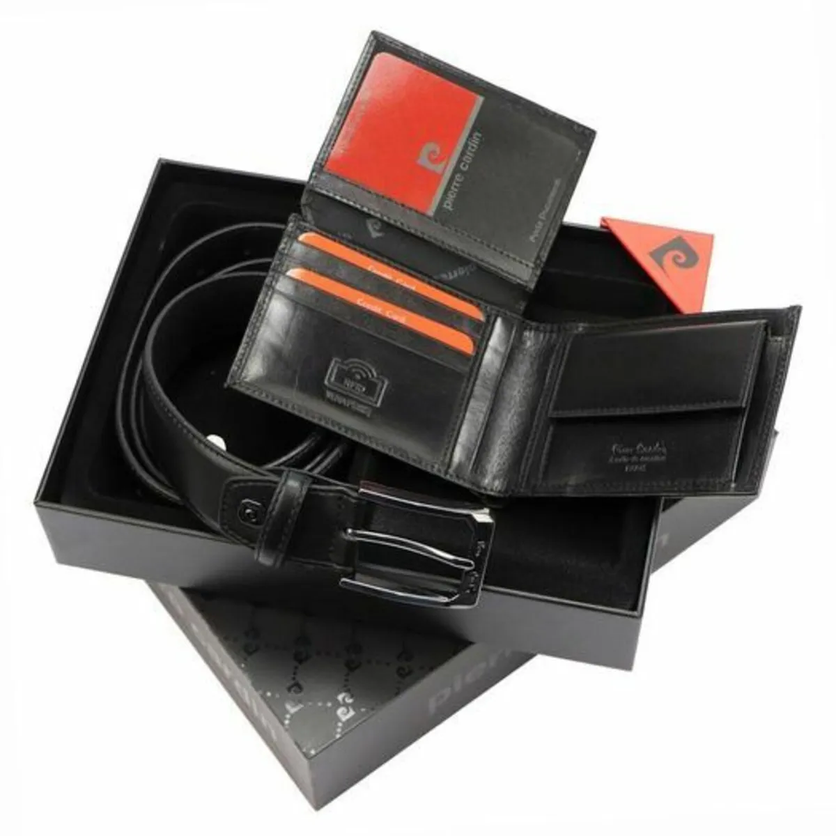 Leather Wallet with Belt Gift Set Pierrec Cardin - Image 4