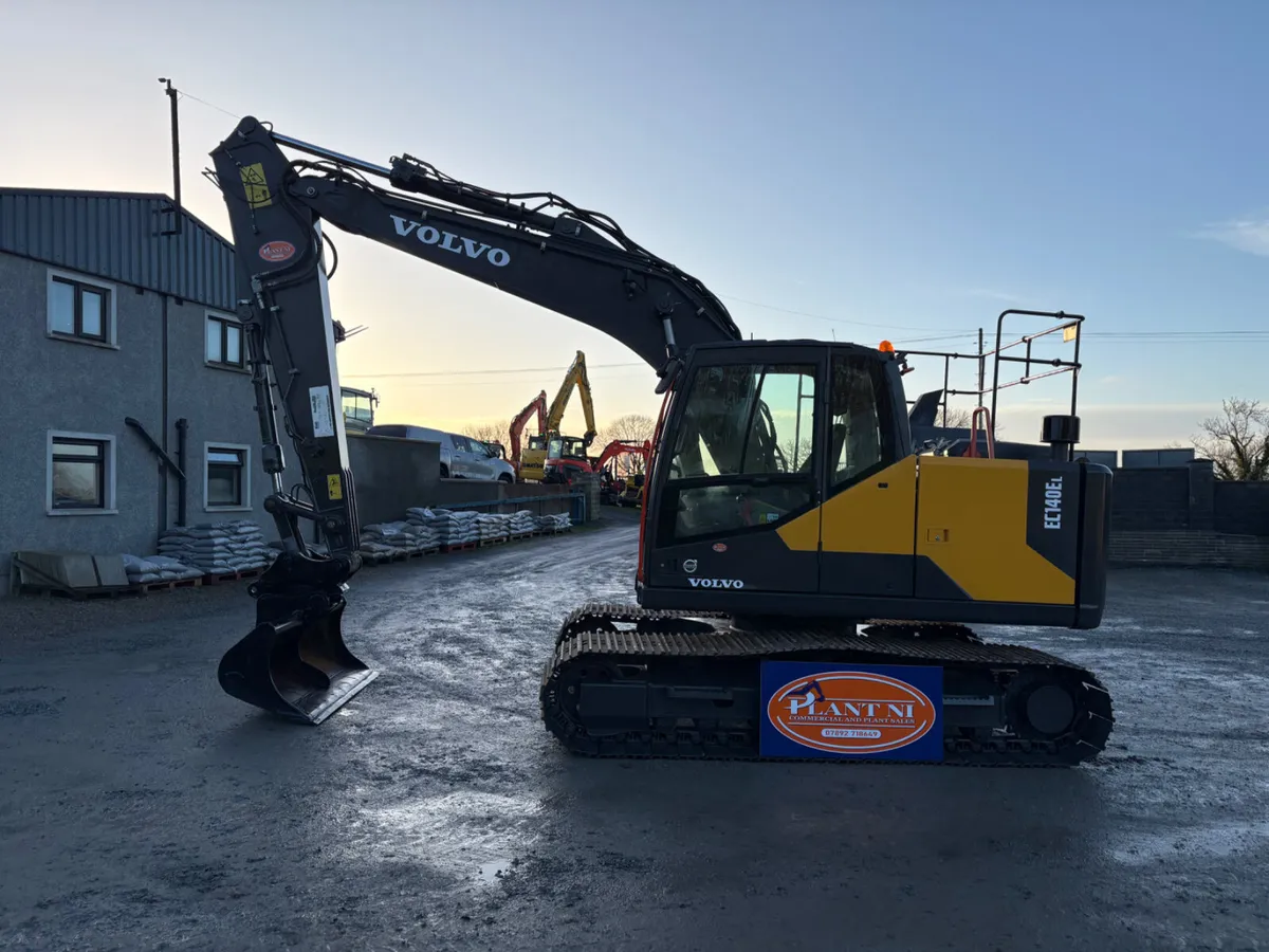 2018 Volvo EC140 EL low Hours Finance Arranged - Image 2