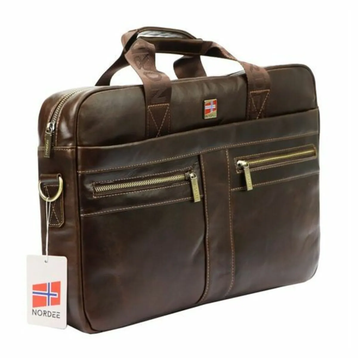 Leather Briefcase Nordee - Image 1