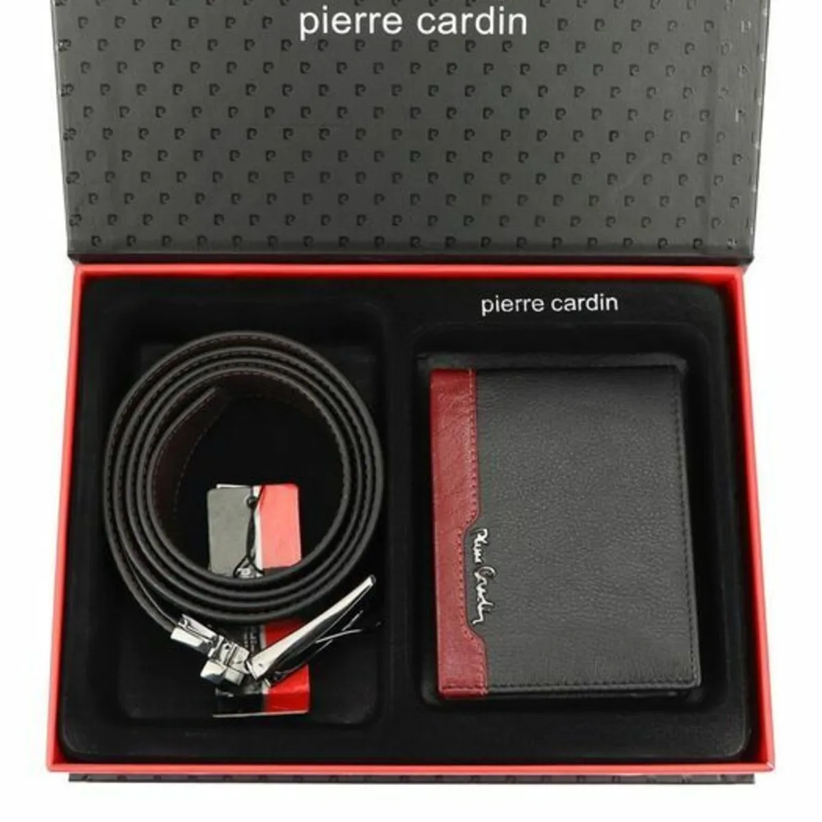 Leather Wallet with Belt Gift Set Pierrec Cardin Z - Image 1