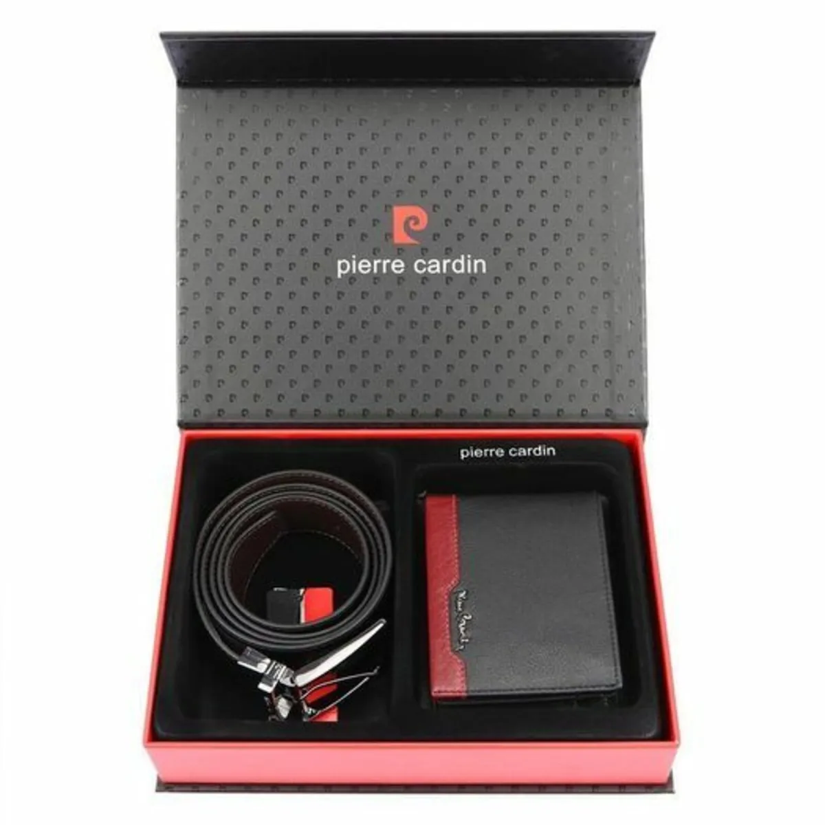 Leather Wallet with Belt Gift Set Pierrec Cardin Z - Image 2