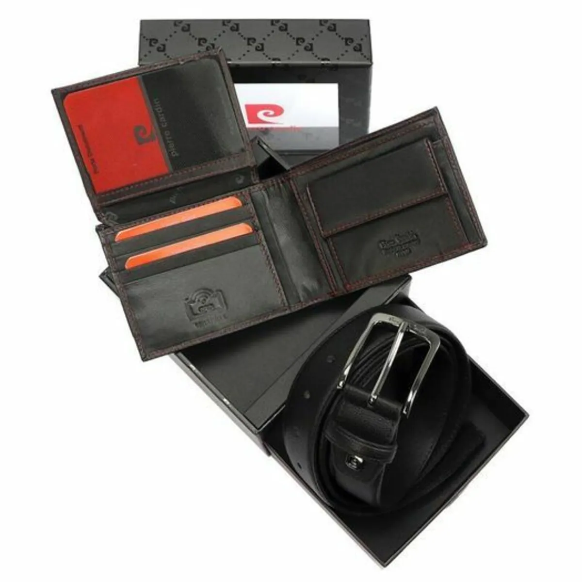 Leather Wallet with Belt Gift Set Pierrec Cardin G - Image 3
