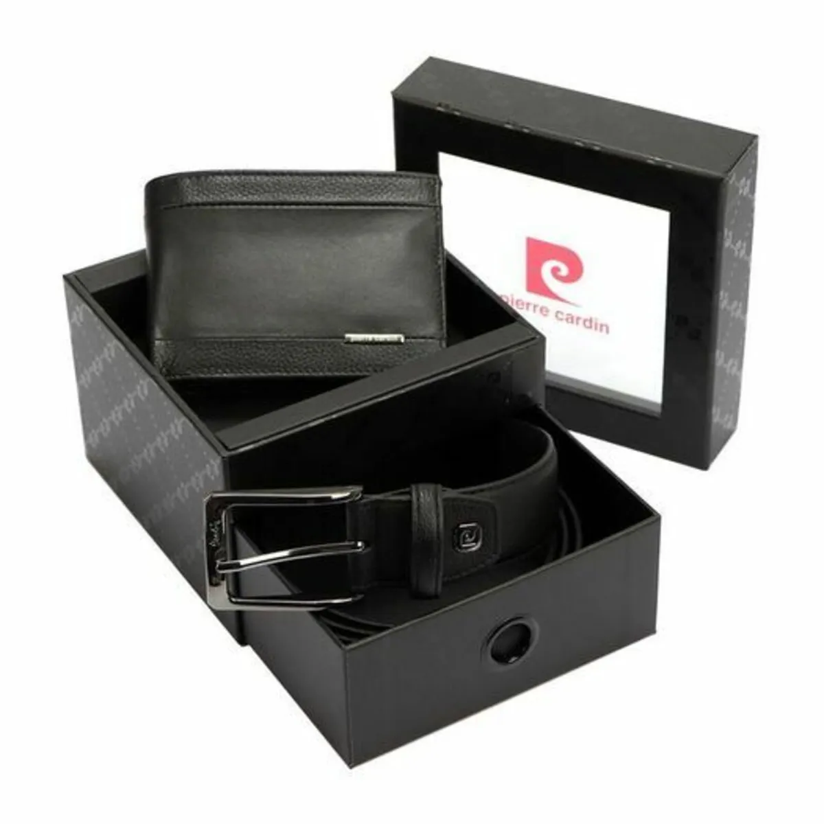 Leather Wallet with Belt Gift Set Pierrec Cardin G - Image 1