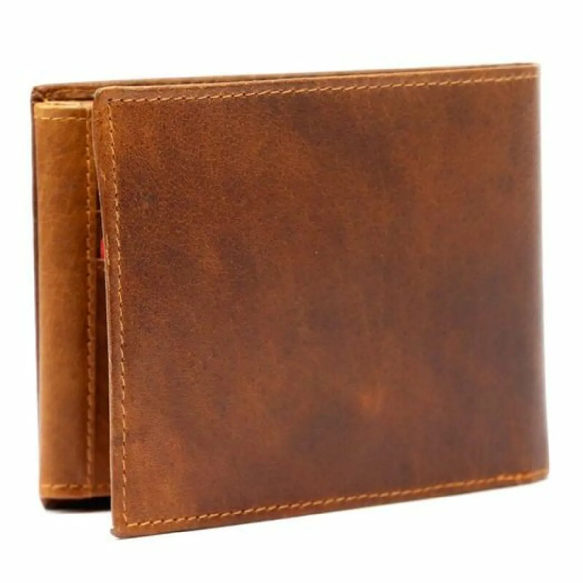 Pierre Cardin Unique Leather Wallet for Men Carmel - Image 2