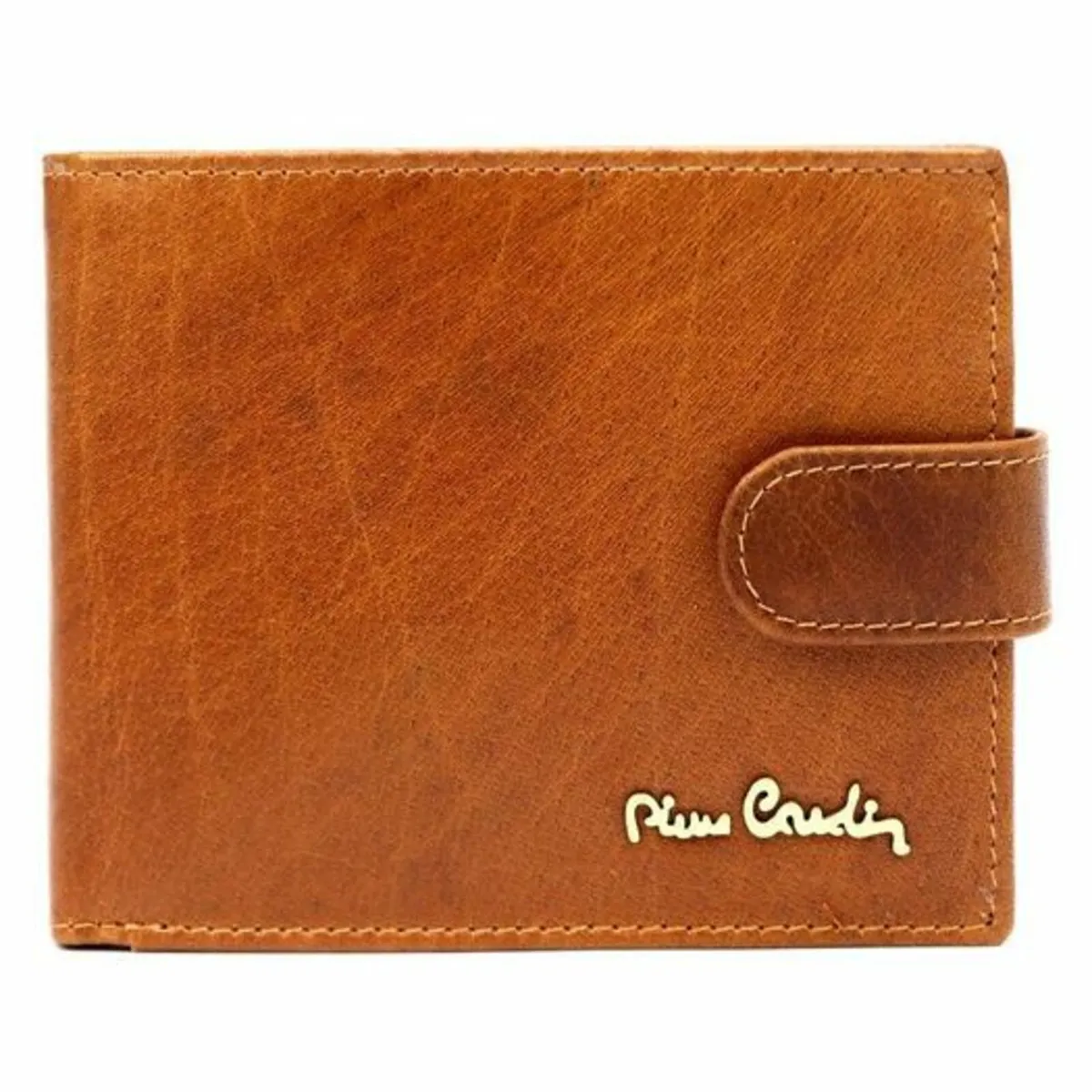 Pierre Cardin Unique Leather Wallet for Men Carmel - Image 1