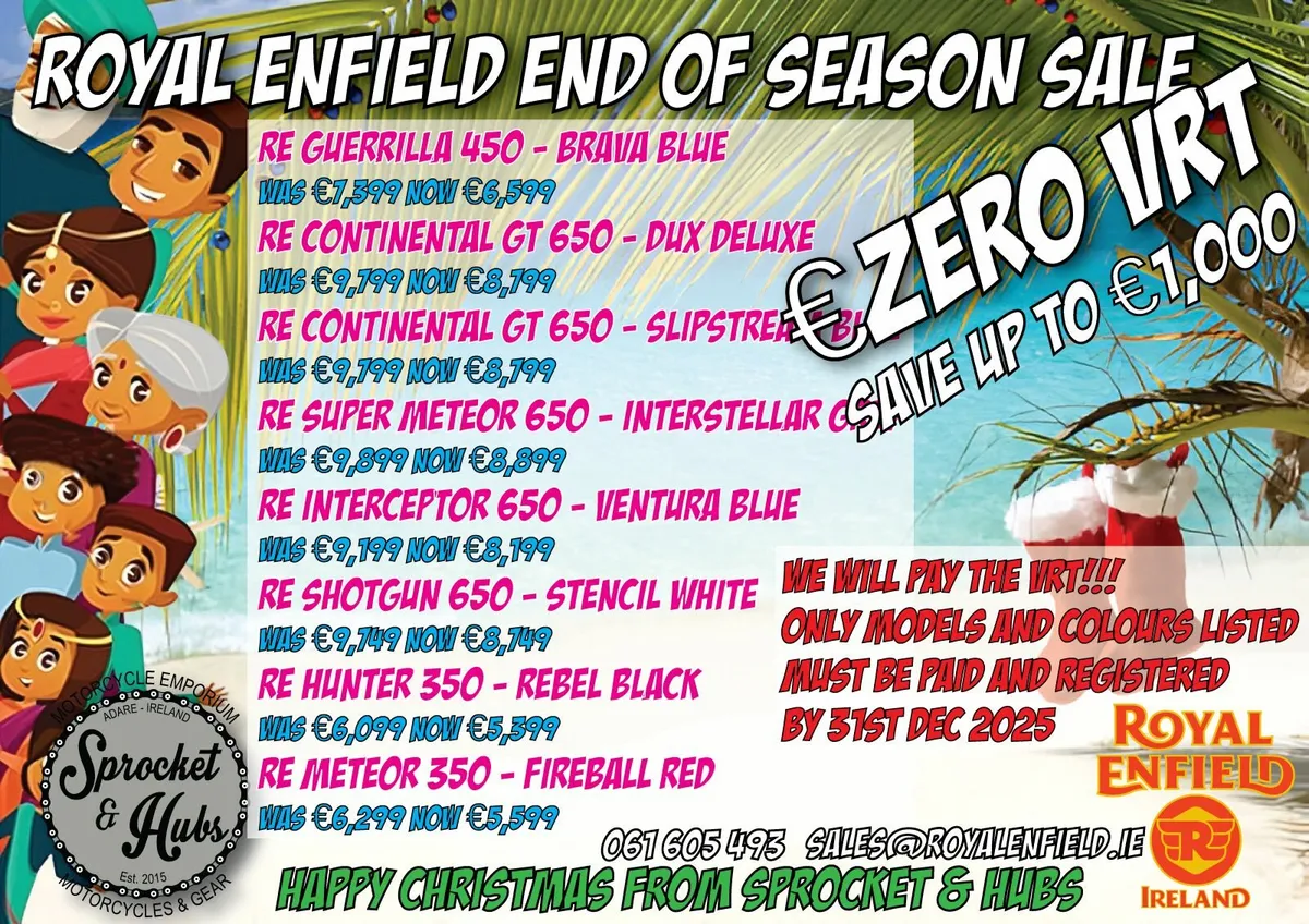 😲ZERO VRT on a new Royal Enfield for Christmas!😲