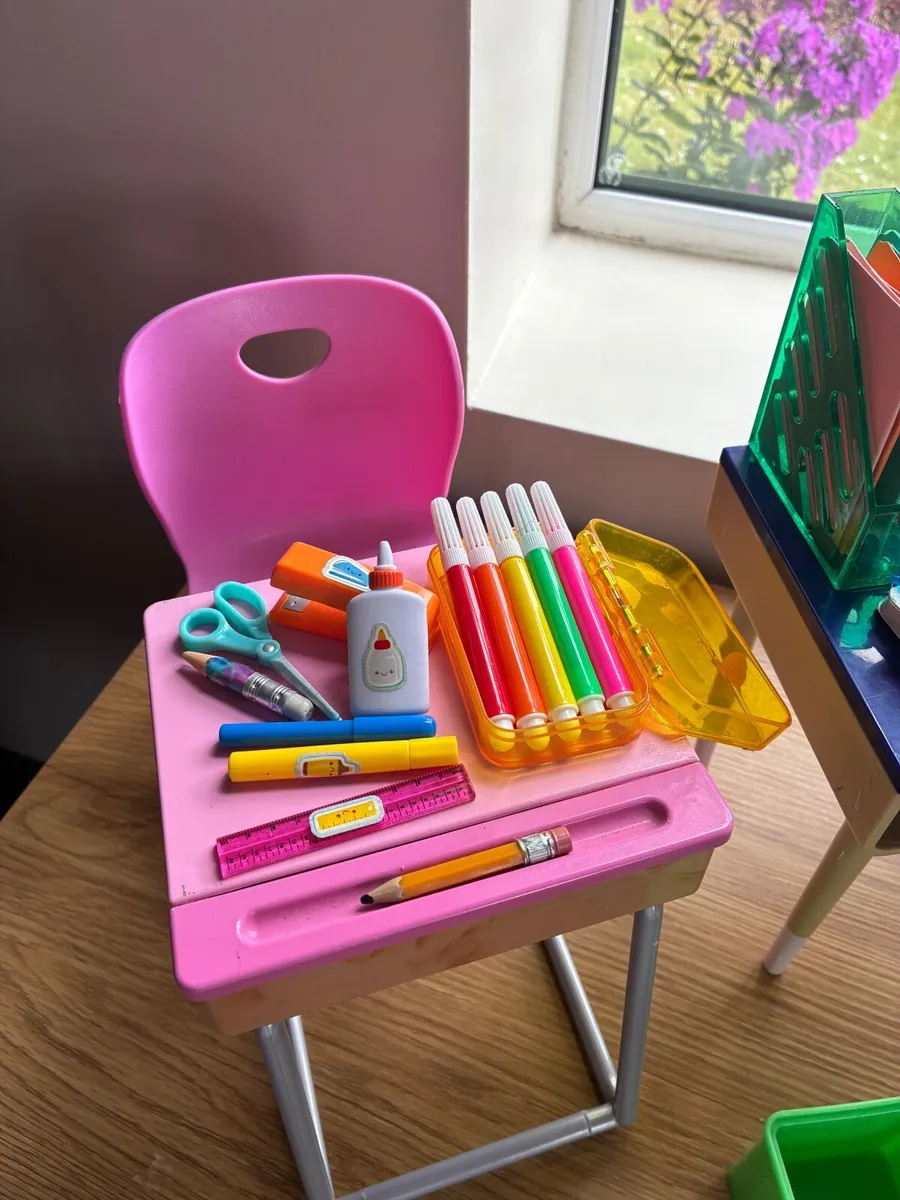 Our Generation School Desk and wheelchair - Image 3